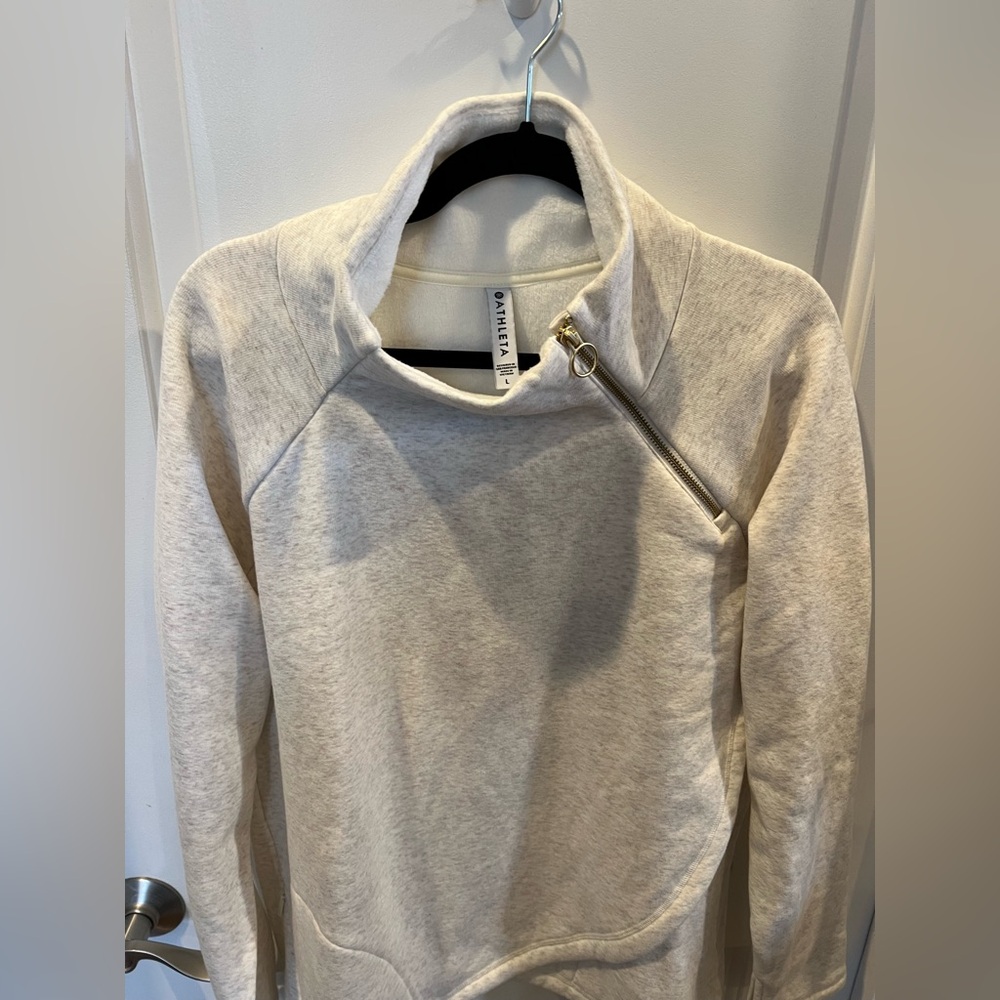 NWT Athleta asymmetrical cozy pullover